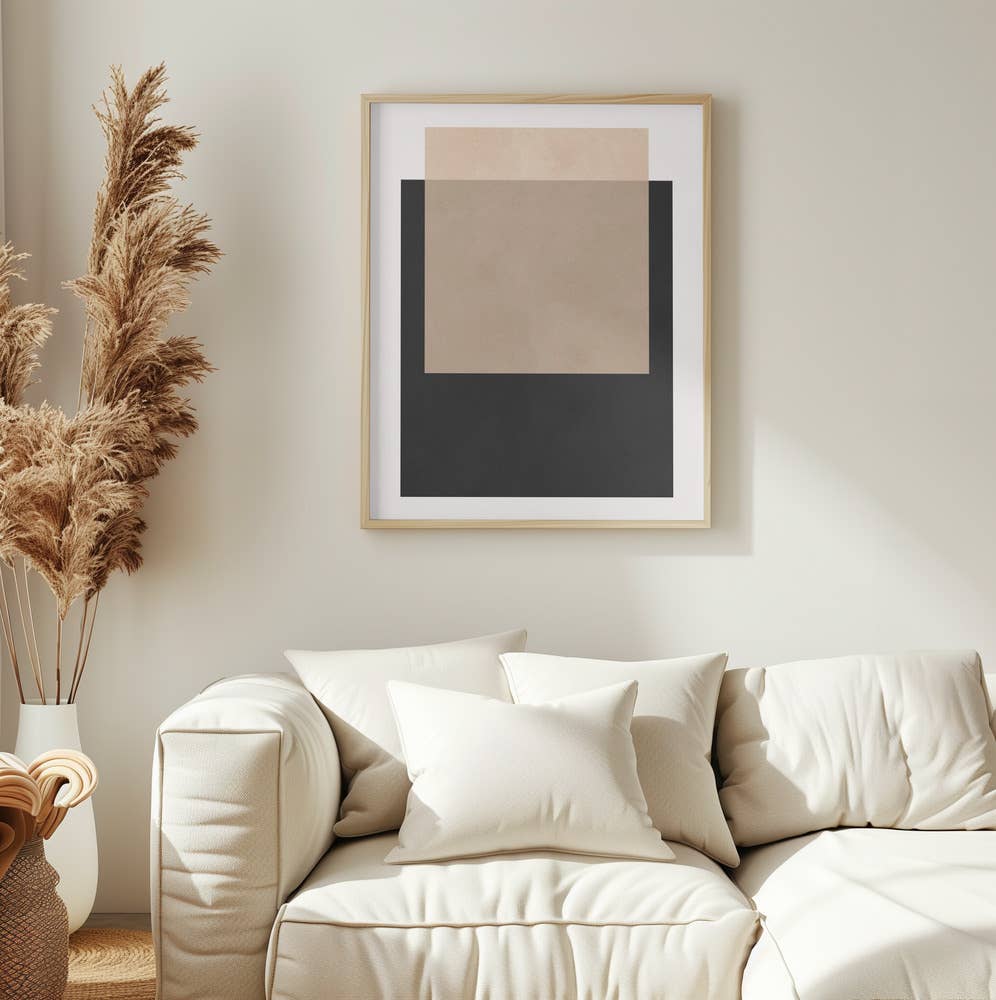 "Overlapping geometry" Wall Art - HER Home Design Boutique